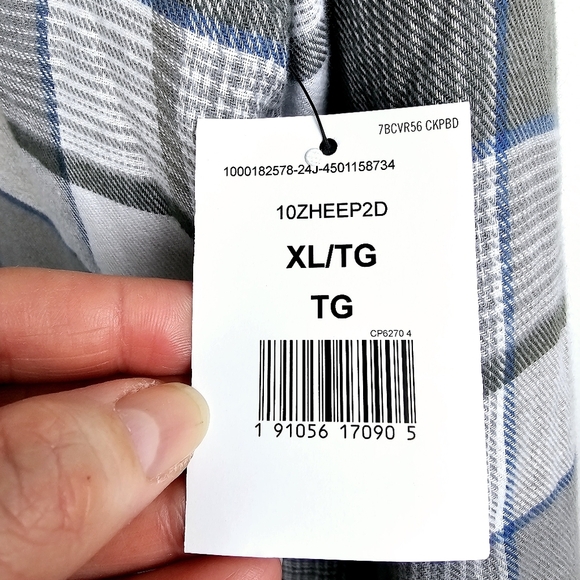 Wrangler Quilted-Lined Plaid Flannel Hooded Jacket NWT XL - Picture 8 of 16